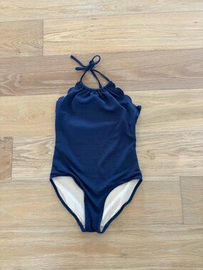 Size 8 navy Old Navy Navy Halter One-Piece Swimsuit for Kids